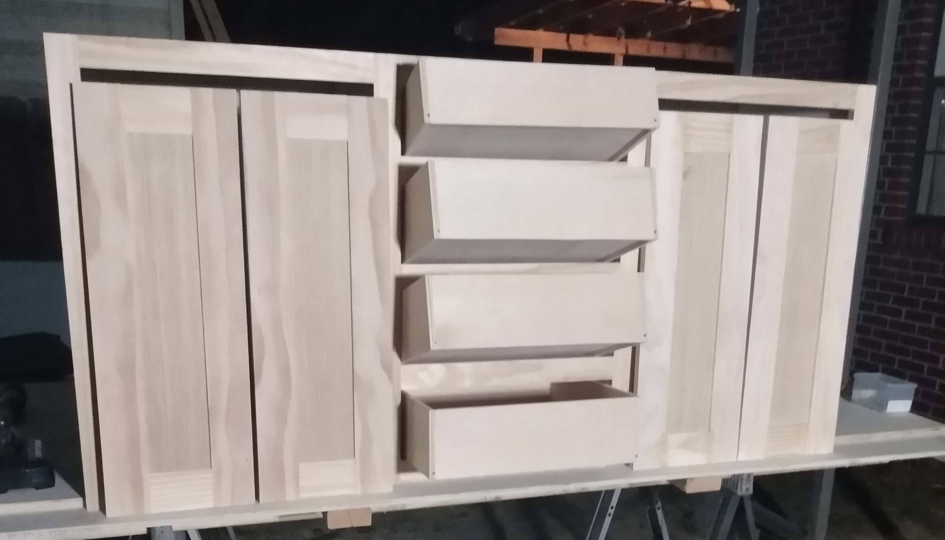 Bathroom cabinets before